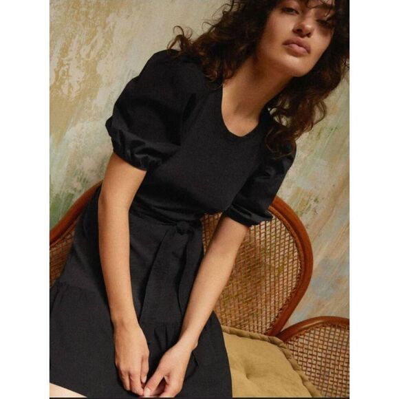 NWT Nation Ltd. Evangeline Puff Sleeve Dress Sz. XL - Picture 2 of 9